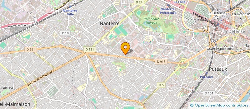 localisation de l'entreprise ANITA  NANTERRE