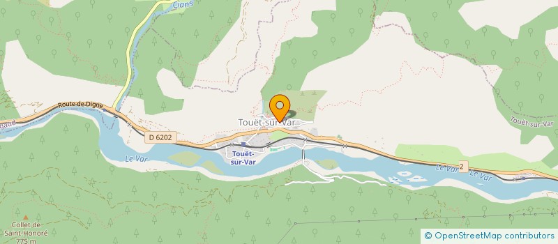 localisation de l'entreprise ANITA  TOUET-SUR-VAR