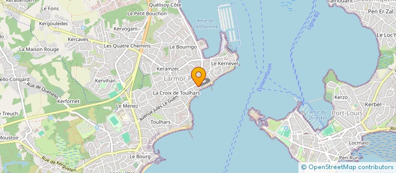 localisation de l'entreprise ANITOTO  LARMOR-PLAGE