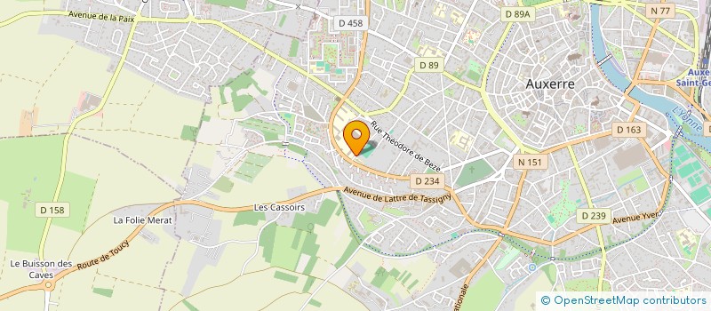 localisation de l'entreprise ANIX ASSOCIATION à AUXERRE