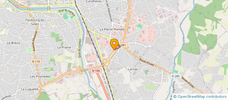 localisation de l'entreprise ANIXILES à ALES