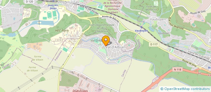 localisation de l'entreprise ANIXY à SACLAY