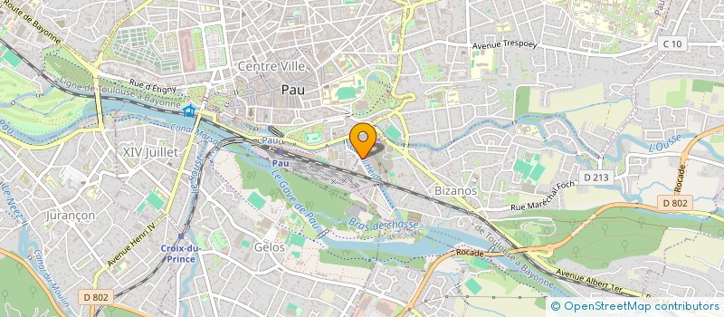 localisation de l'entreprise ANIZAN GONNET à BIZANOS