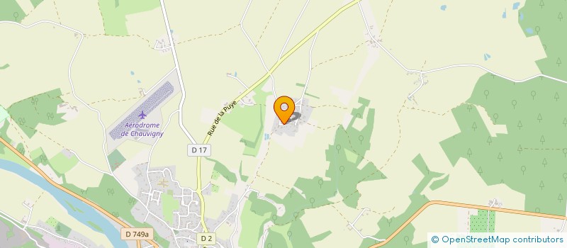 localisation de l'entreprise ANJ 2020  CHAUVIGNY