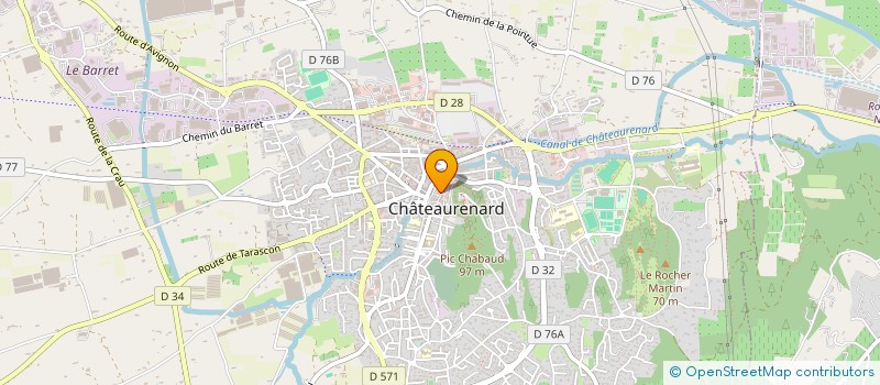 localisation de l'entreprise ANJ à CHATEAURENARD