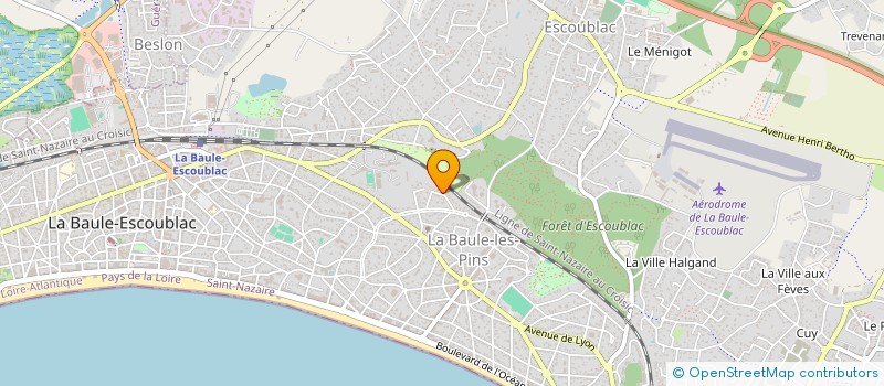 localisation de l'entreprise ANJ à LA BAULE-ESCOUBLAC