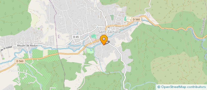 localisation de l'entreprise ANJ  SAINT-ZACHARIE