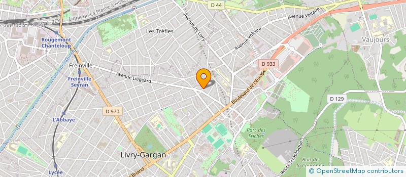 localisation de l'entreprise ANJ CONSTRUCTION  LIVRY-GARGAN