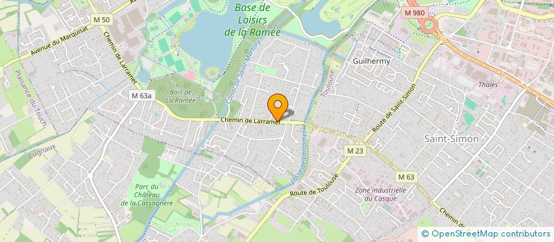 localisation de l'entreprise ANJ-CONSTRUCTION  TOURNEFEUILLE