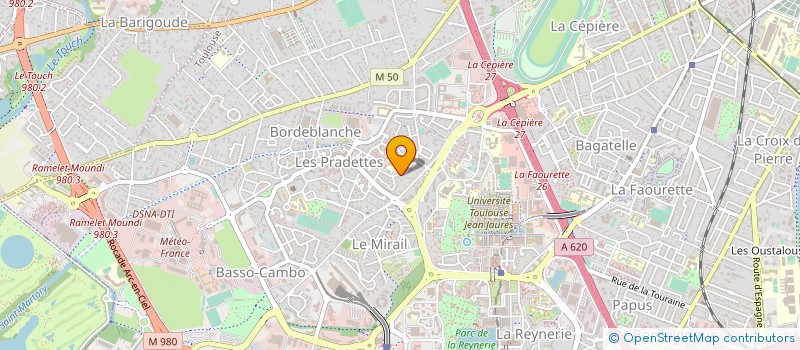 localisation de l'entreprise ANJ NAUTIC à TOULOUSE