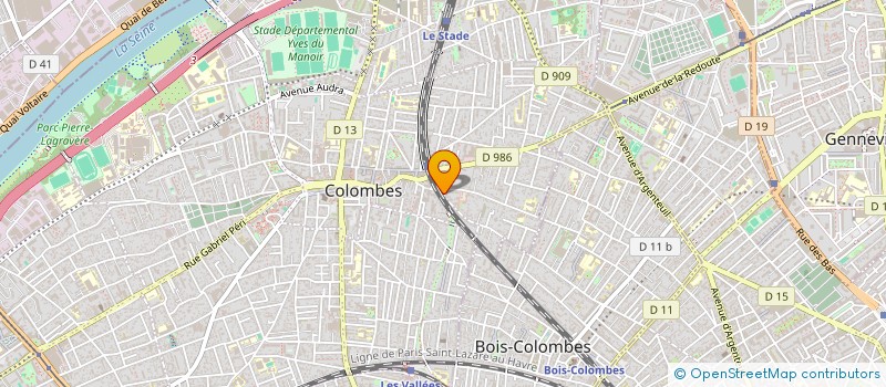 localisation de l'entreprise ANJ ORIENTAL à COLOMBES