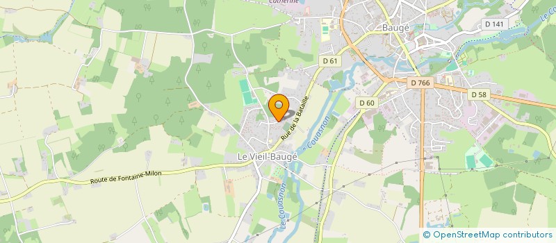 localisation de l'entreprise ANJA  BAUGE-EN-ANJOU