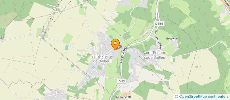 localisation de l'entreprise ANJAMA  SAINT-PIERRE-DE-BAILLEUL