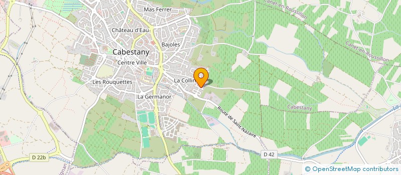 localisation de l'entreprise ANJARA  CABESTANY