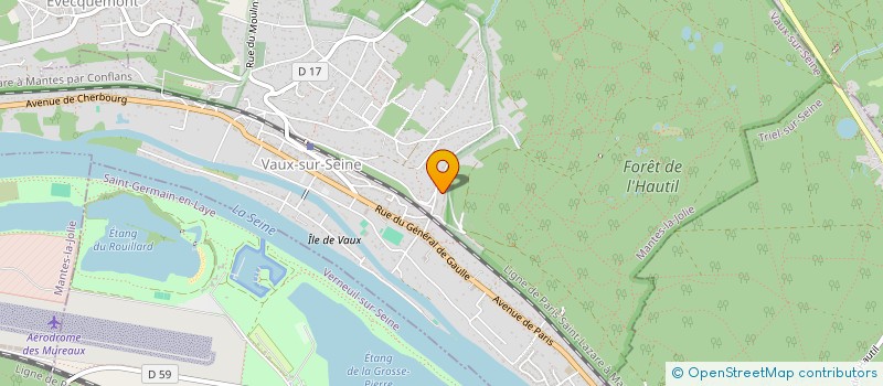 localisation de l'entreprise ANJARAS  VAUX-SUR-SEINE