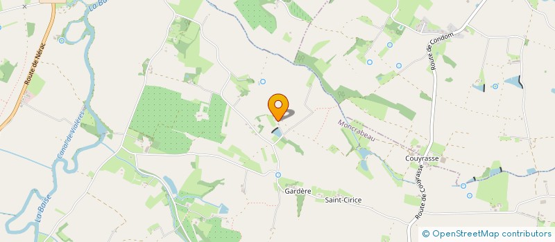 localisation de l'entreprise ANJAULIS  MONCRABEAU