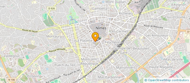 localisation de l'entreprise ANJC  NIMES