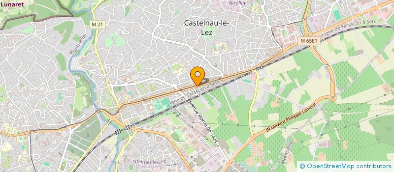 localisation de l'entreprise ANJC à CASTELNAU-LE-LEZ