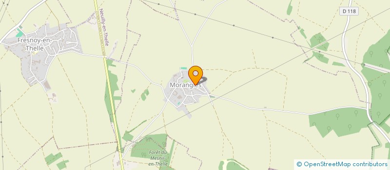 localisation de l'entreprise ANJE 2  MORANGLES