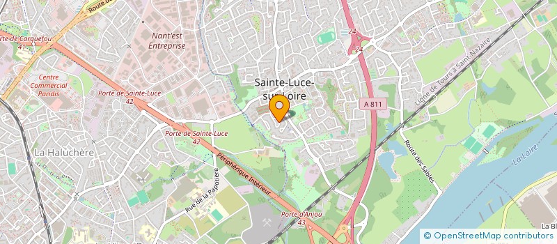 localisation de l'entreprise ANJE  SAINTE-LUCE-SUR-LOIRE