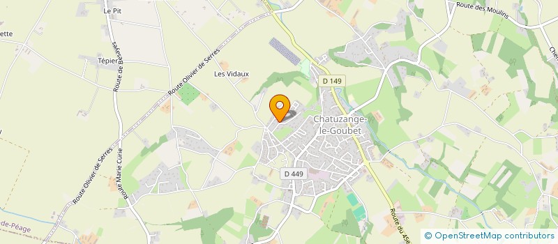 localisation de l'entreprise ANJE à CHABEUIL