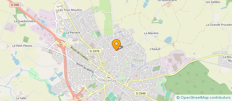 localisation de l'entreprise ANJE à AIZENAY