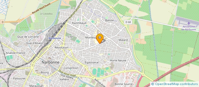 localisation de l'entreprise ANJE à NARBONNE