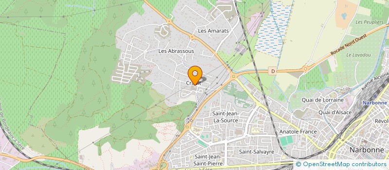 localisation de l'entreprise ANJE à NARBONNE