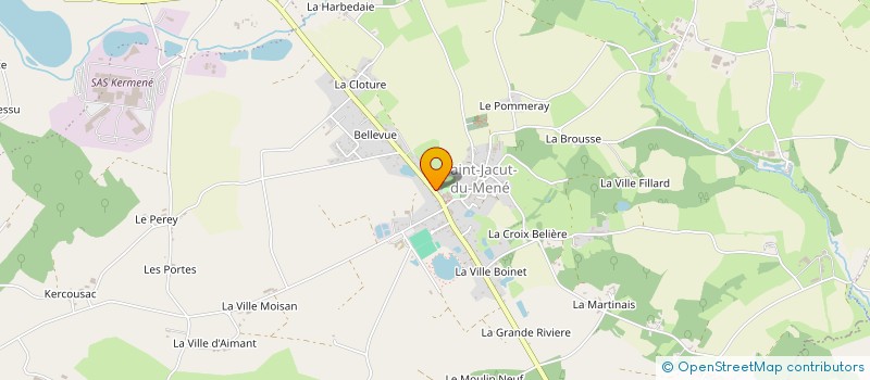 localisation de l'entreprise ANJE à LE MENE