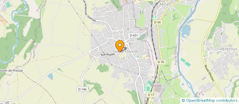 localisation de l'entreprise ANJE  SAINTE-FLORINE