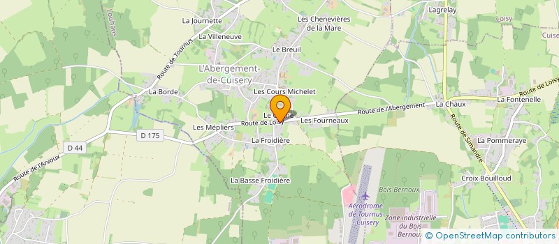 localisation de l'entreprise ANJE  L'ABERGEMENT-DE-CUISERY