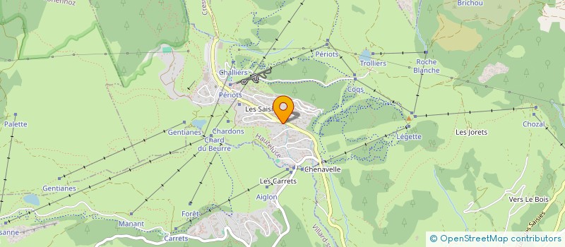 localisation de l'entreprise ANJE  HAUTELUCE