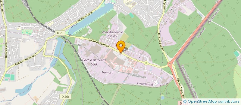localisation de l'entreprise ANJE ET FLO à CREUTZWALD