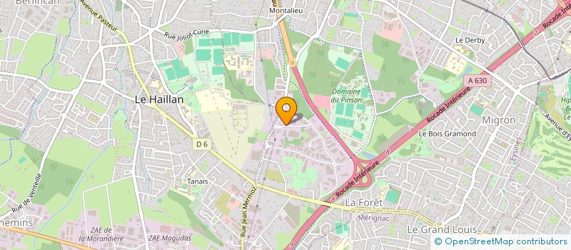 localisation de l'entreprise ANJELAU  EYSINES