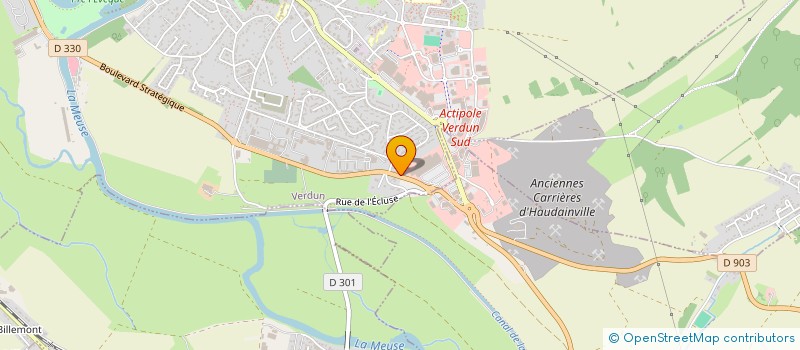 localisation de l'entreprise ANJELHO à VERDUN