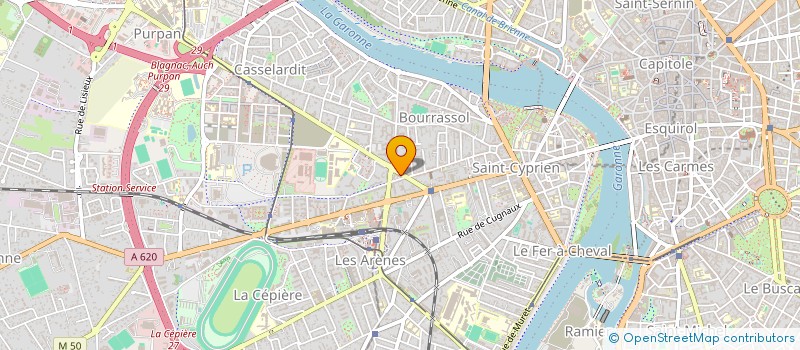 localisation de l'entreprise ANJEMA à TOULOUSE