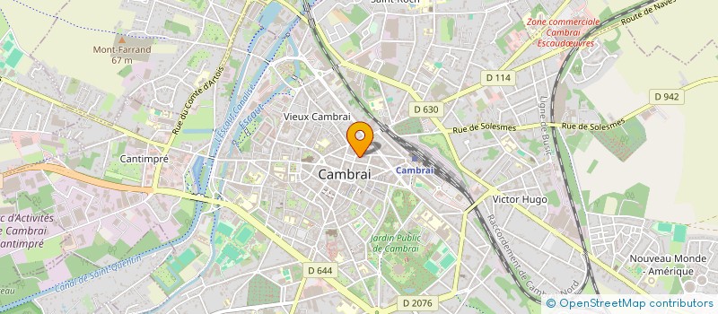 localisation de l'entreprise ANJESS' BEAUTE à CAMBRAI