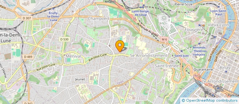 localisation de l'entreprise ANJETCIE à LYON