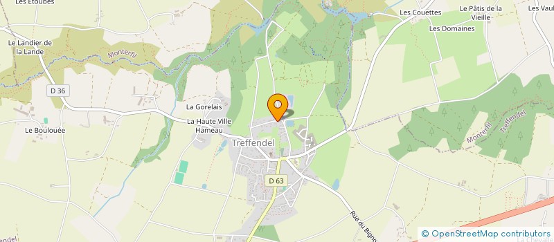 localisation de l'entreprise ANJETHO  TREFFENDEL