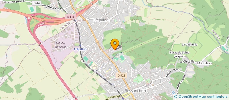 localisation de l'entreprise ANJI  BESSANCOURT