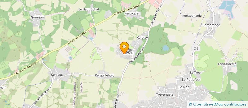 localisation de l'entreprise ANJM  SARZEAU