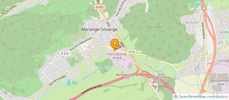 localisation de l'entreprise ANJO  MARANGE-SILVANGE