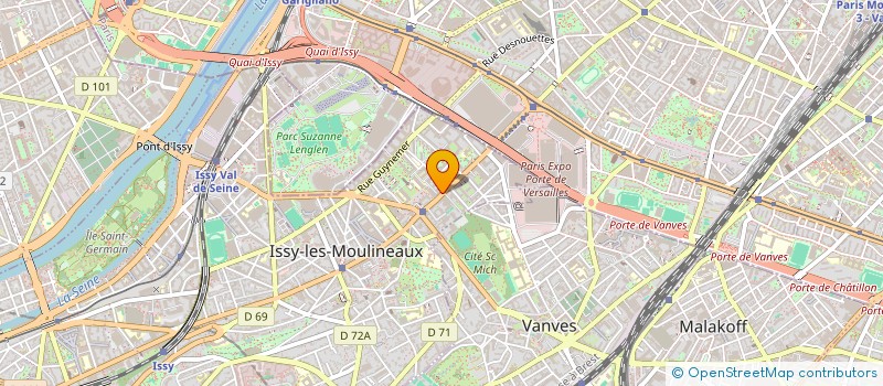 localisation de l'entreprise ANJO  ISSY-LES-MOULINEAUX