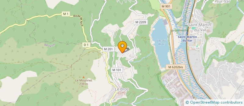 localisation de l'entreprise ANJO PIZZA  LE BROC