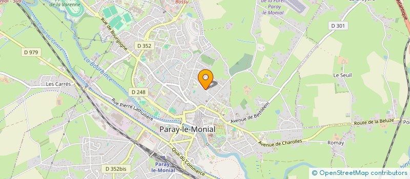 localisation de l'entreprise ANJODY  PARAY-LE-MONIAL