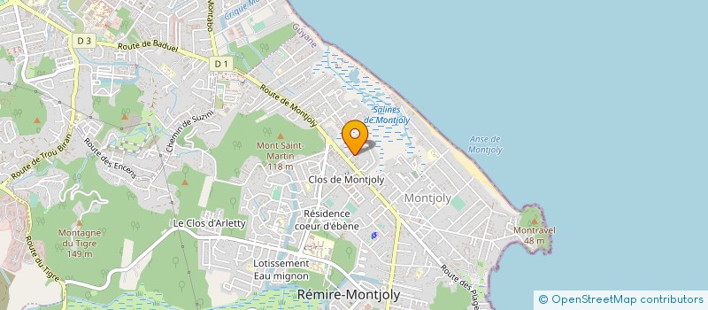 localisation de l'entreprise ANJOFA  CAYENNE