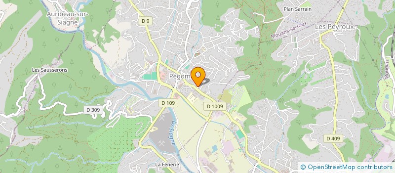 localisation de l'entreprise ANJOLOT  PEGOMAS