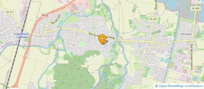 localisation de l'entreprise ANJOPA  FEGERSHEIM