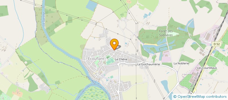 localisation de l'entreprise ANJOU ATELIER à ECOUFLANT