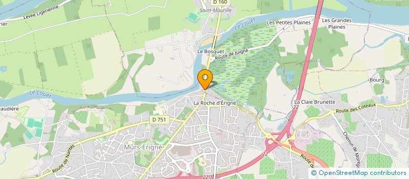 localisation de l'entreprise ANJOU ATOUT SERVICES  LES PONTS-DE-CE